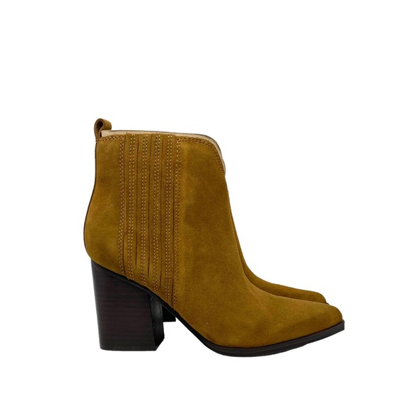 NEW Marc Fisher Maree Heeled Bootie Brown Size 7.5 - Picture 2 of 9